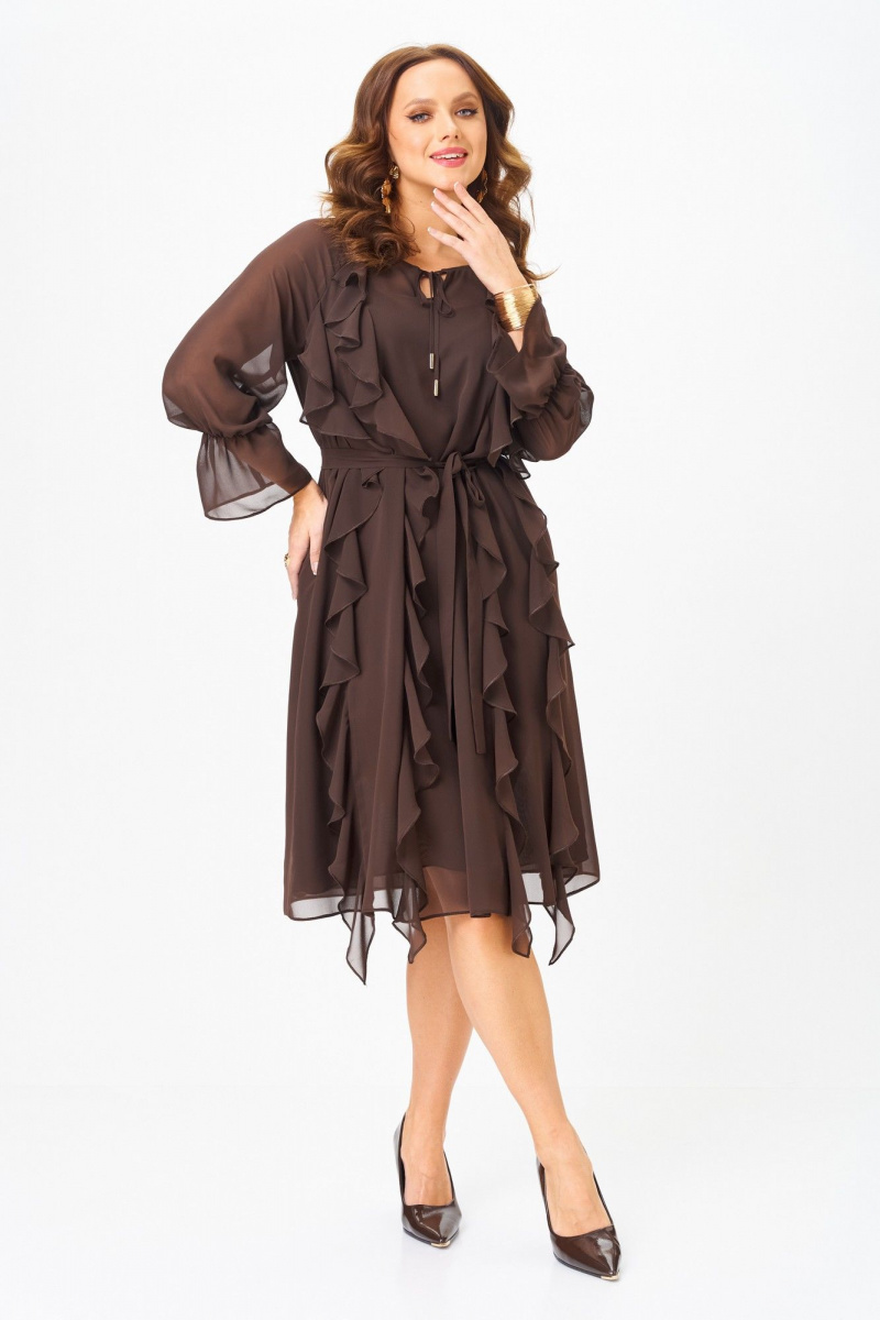Платья БагираАнТа 1091 шоколад