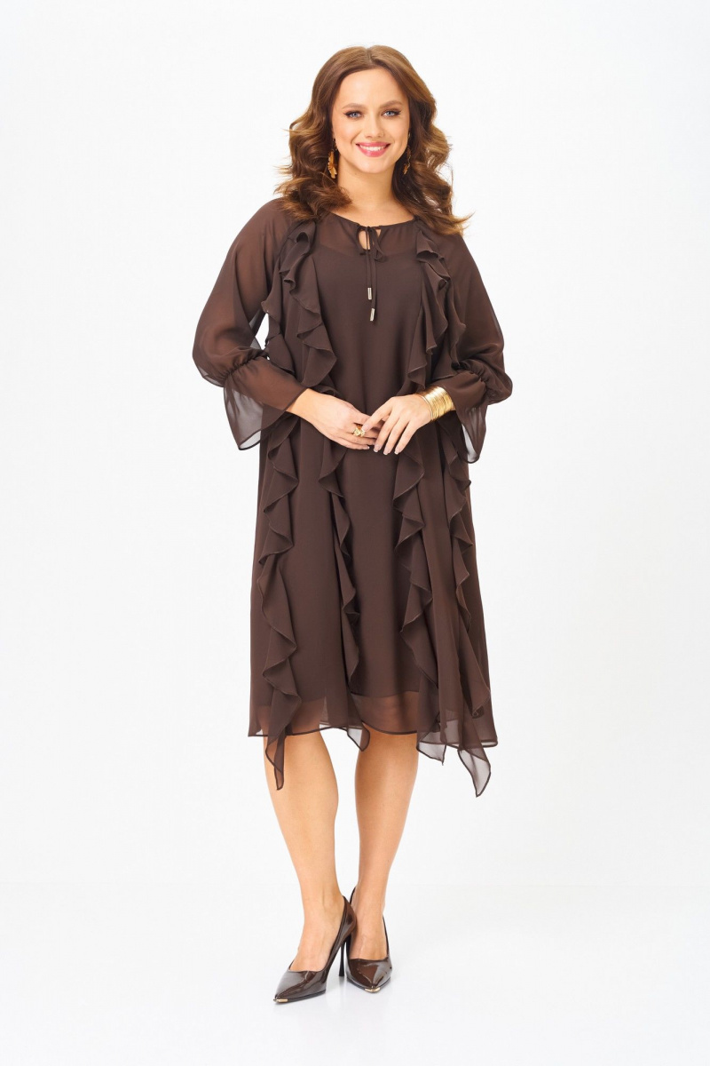 Платья БагираАнТа 1091 шоколад