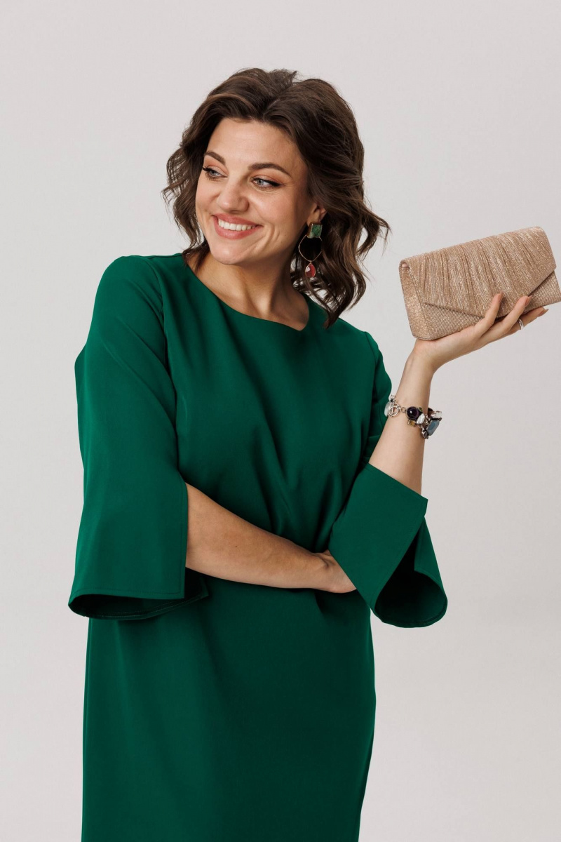 Платья Anelli 1786 изумрудный_ангел