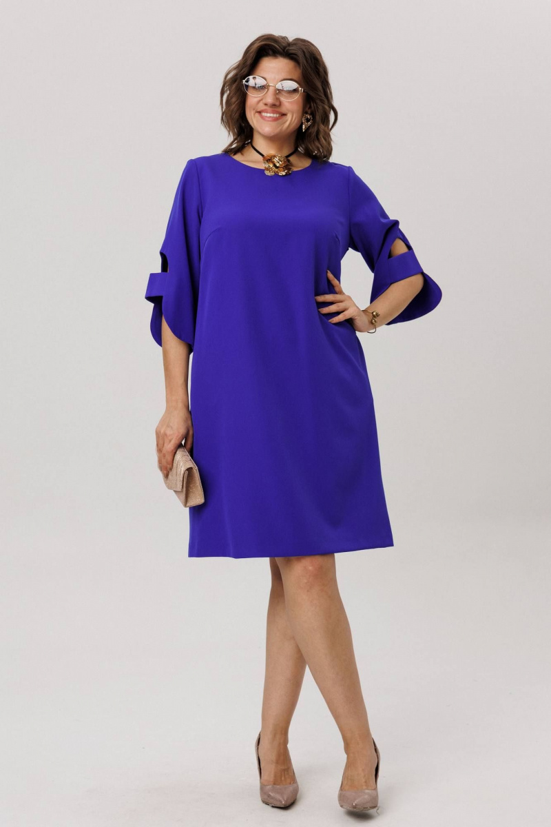 Платья Anelli 1785 васильковый_лес