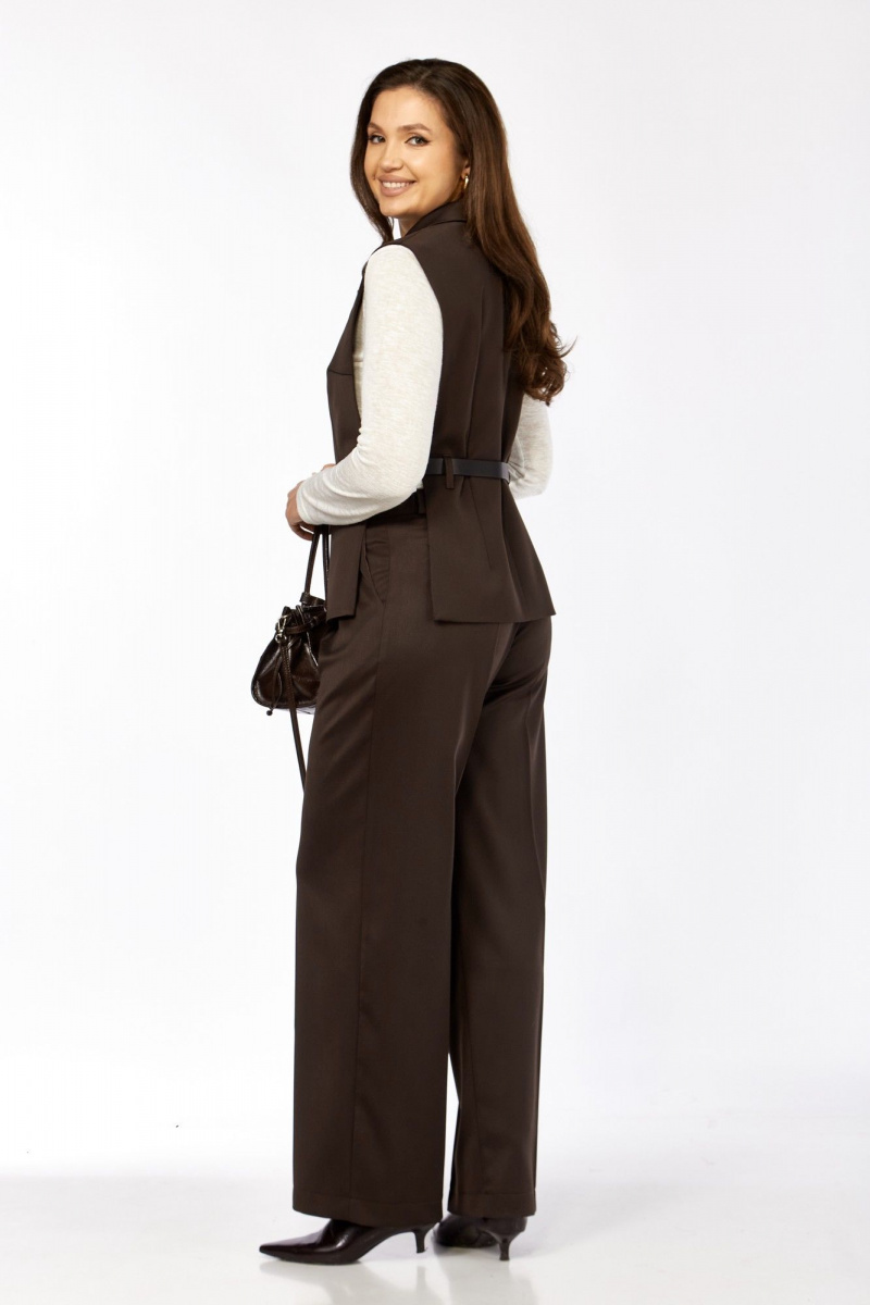 Брючный комплект Rishelie 1012 шоколад