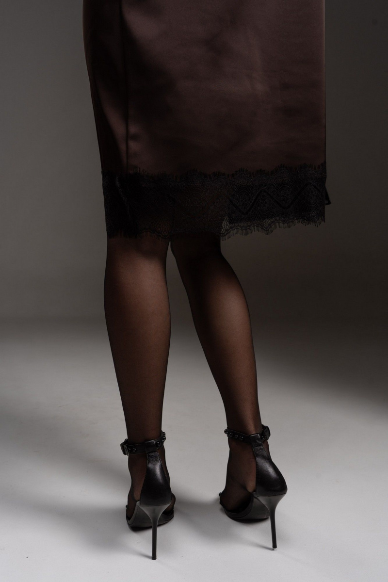 Платья SILVERSPICE S-5539 шоколад