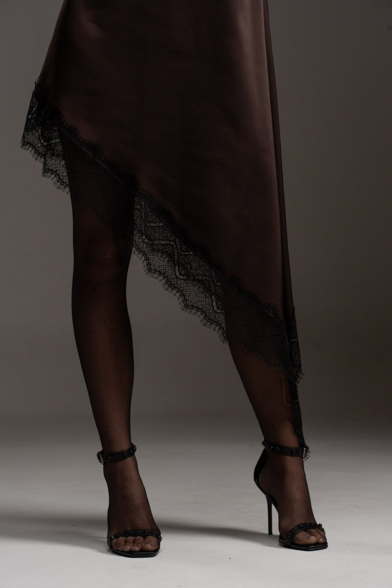 Платья SILVERSPICE S-5540 шоколад