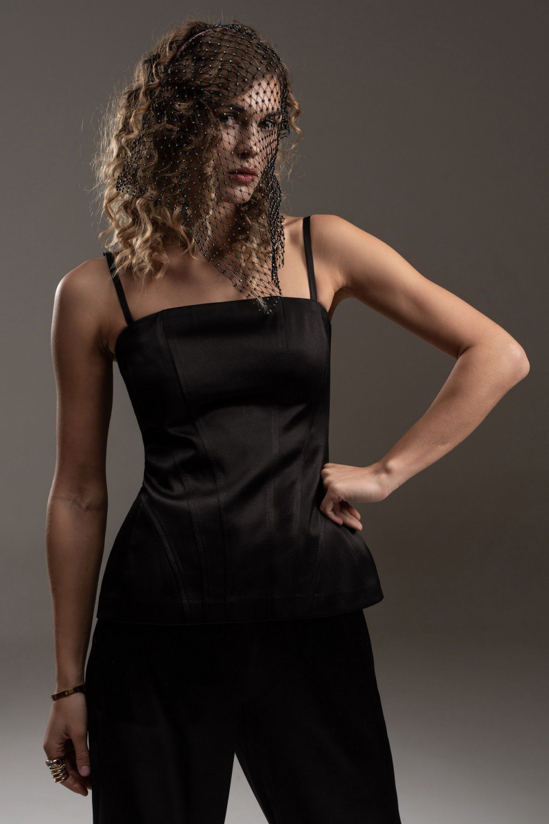 Топы SILVERSPICE S-7529 черный