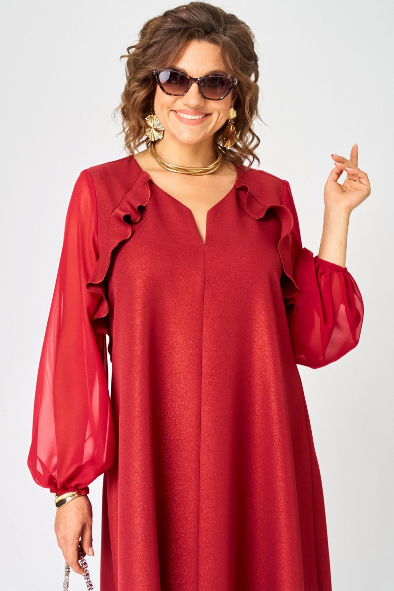 Платья EVA GRANT 7322А красный