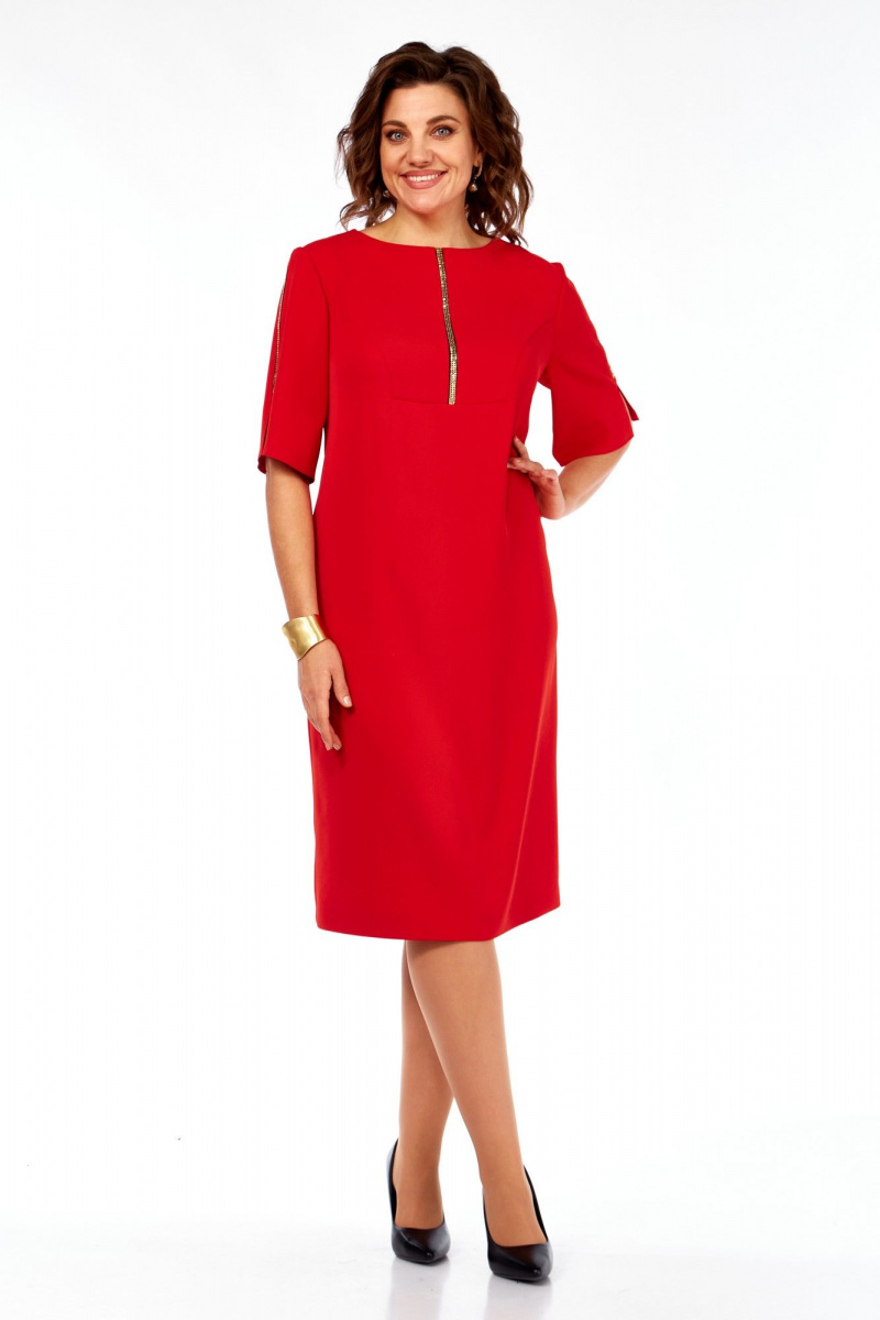 Платья Ольга Стиль С-984 красный