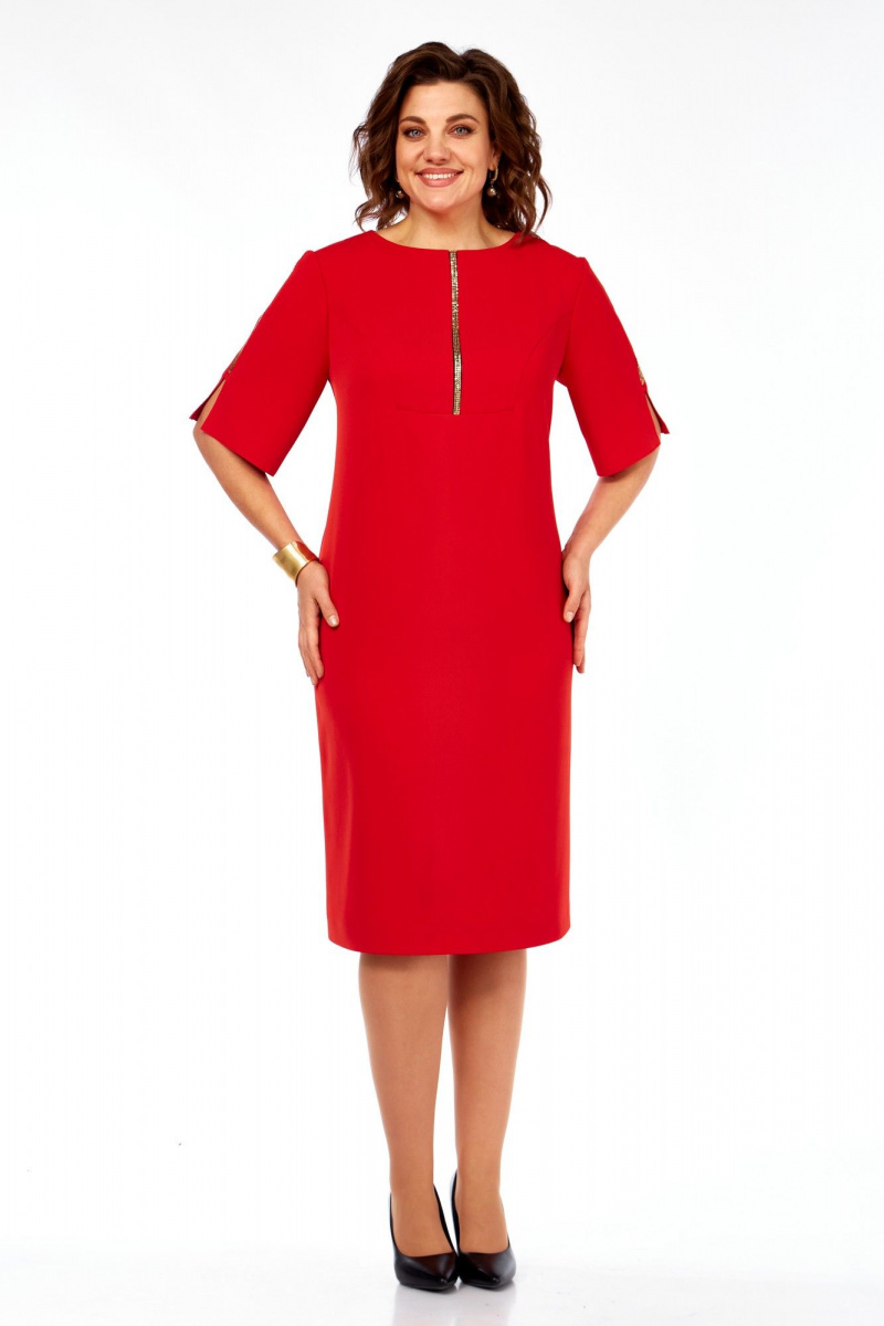 Платья Ольга Стиль С-984 красный