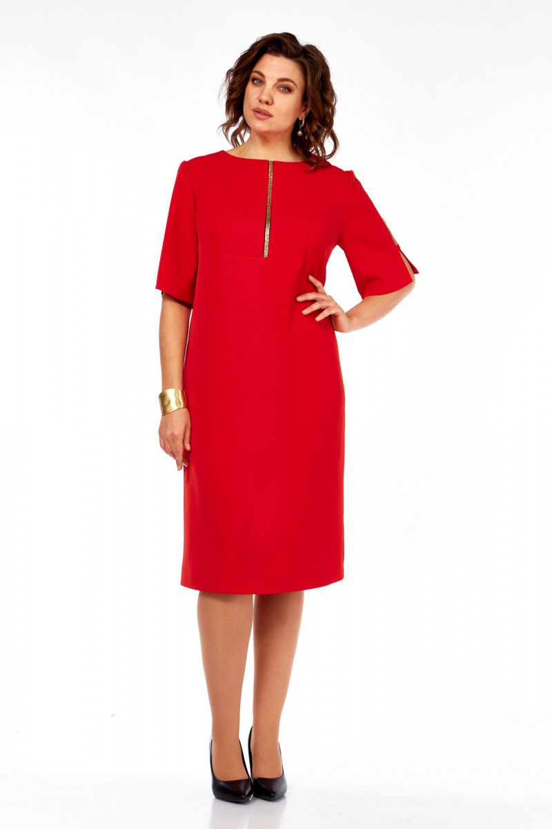 Платья Ольга Стиль С-984 красный