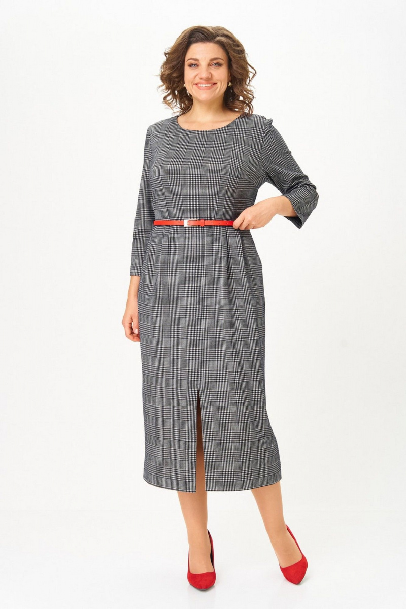 Платья Svetlana-Style 2166 серый_клетка