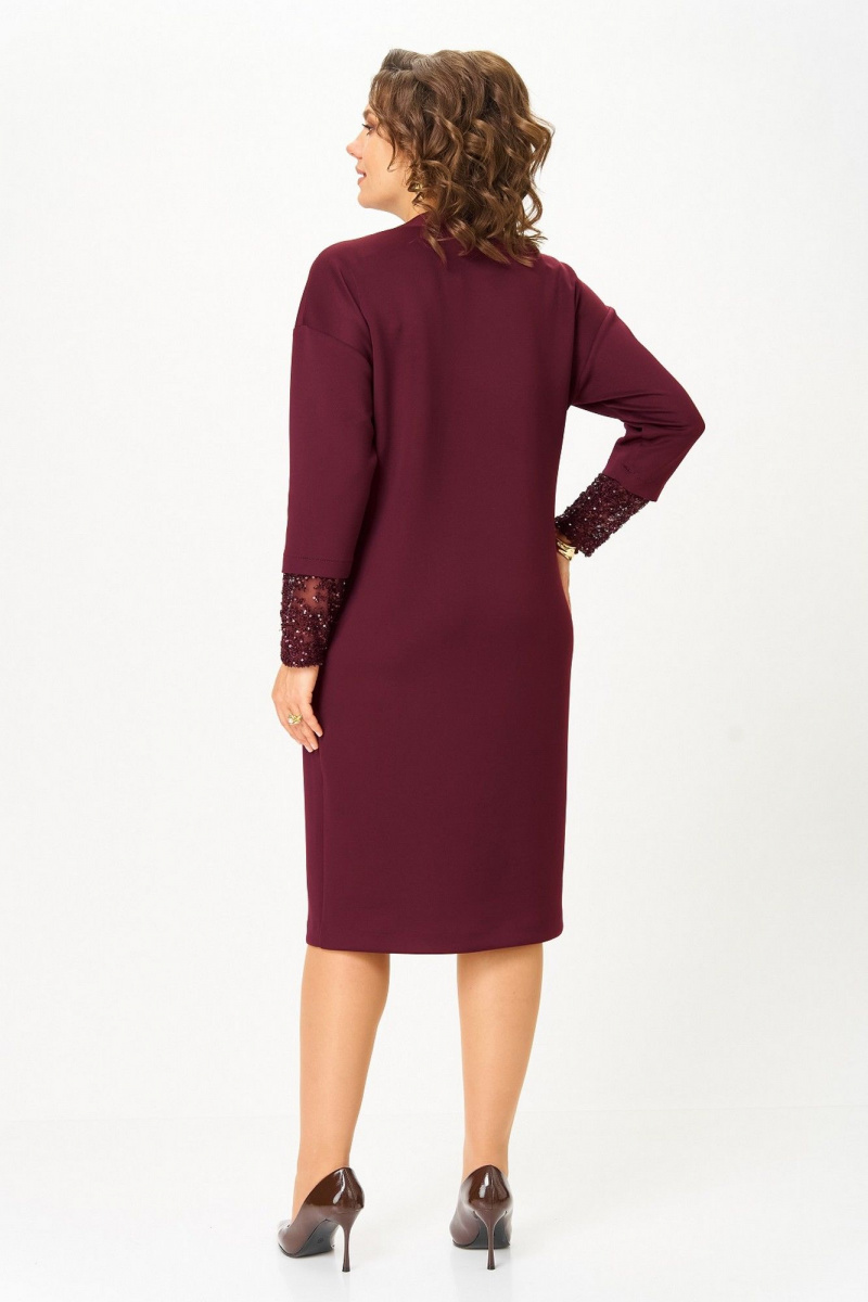 Платья Koketka i K 1337-1 бордовый