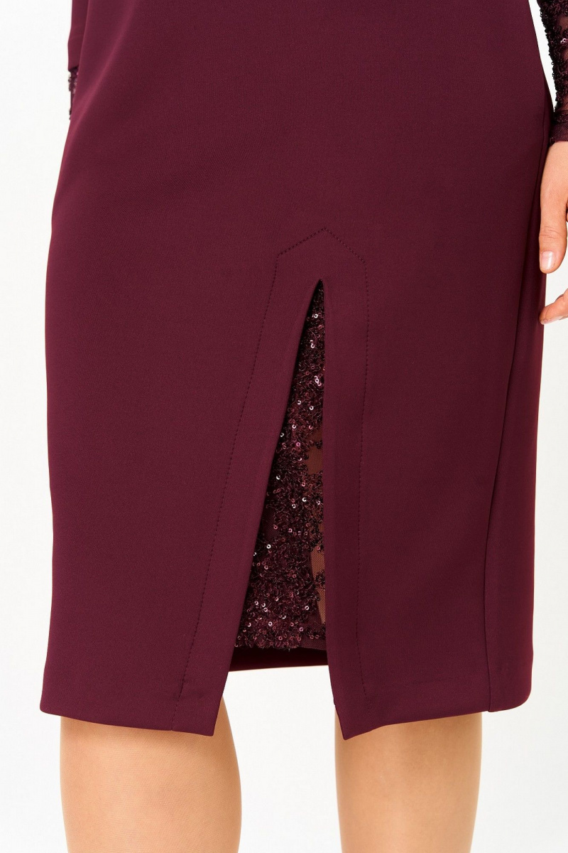 Платья Koketka i K 1337-1 бордовый