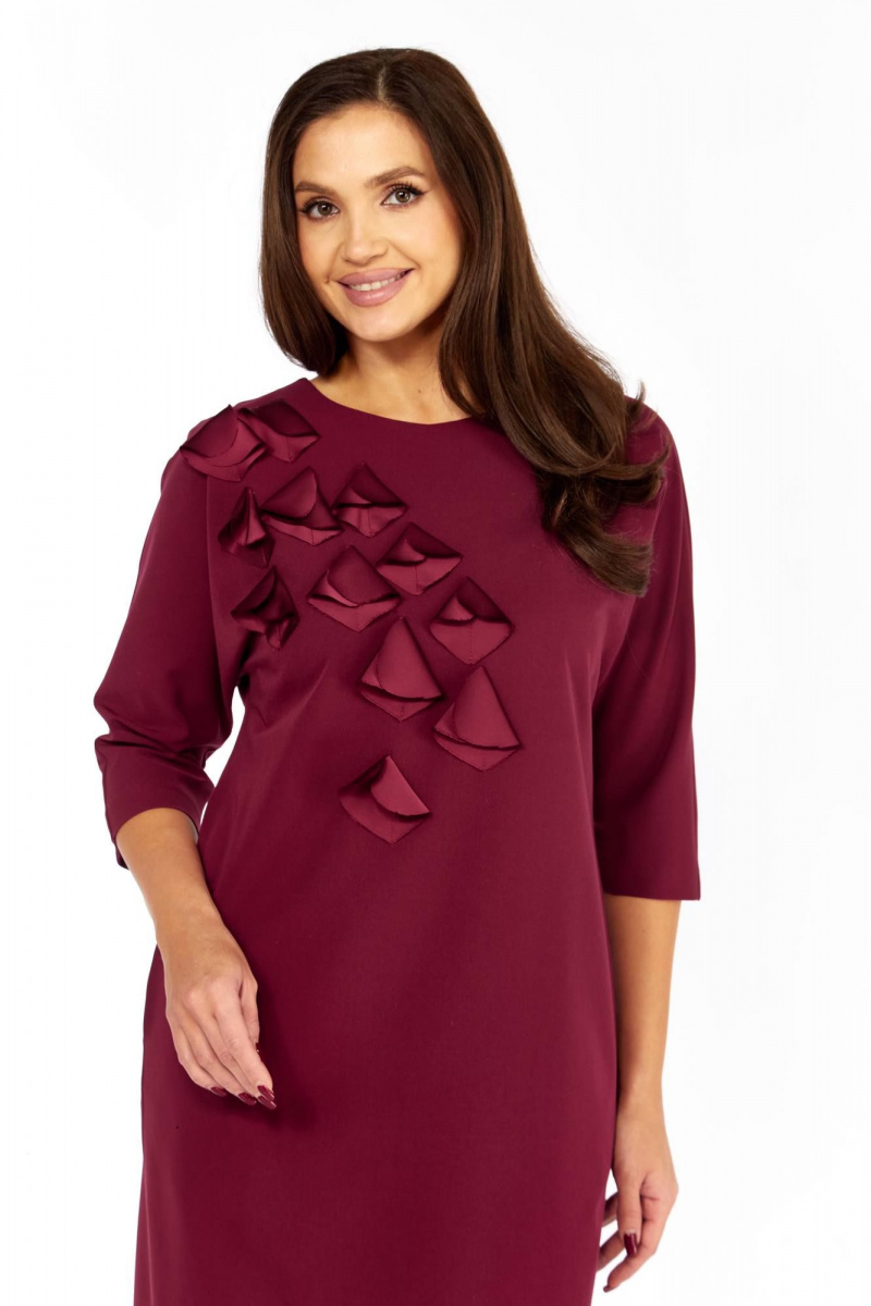 Платья Karina deLux M-1405 брусника