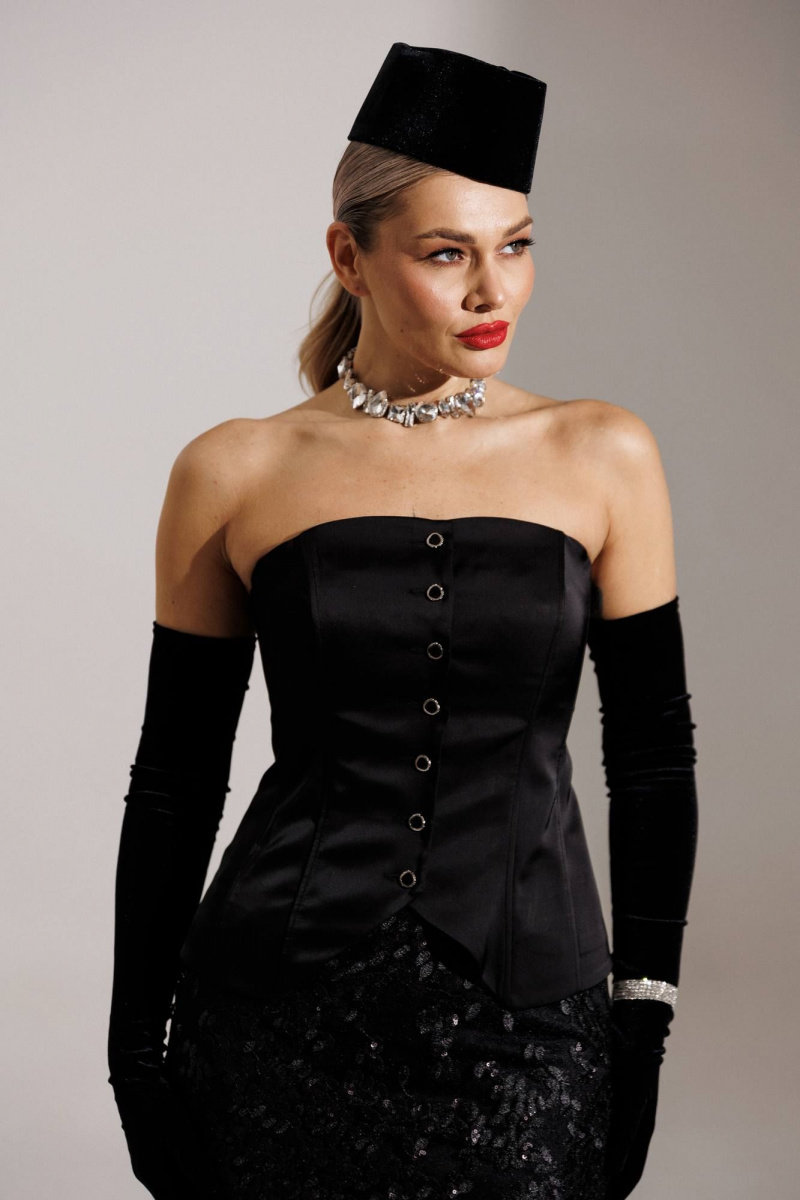 Юбки Мода Юрс 25-2946 черный_new print