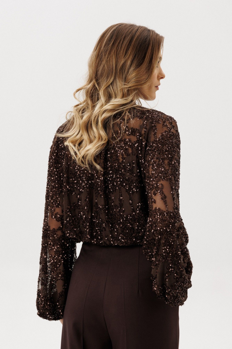 Блузы EOLA 3023 шоколад