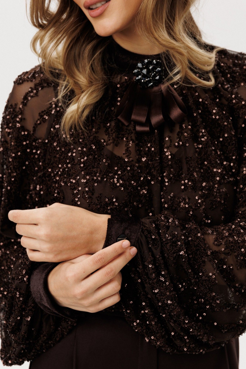 Блузы EOLA 3023 шоколад