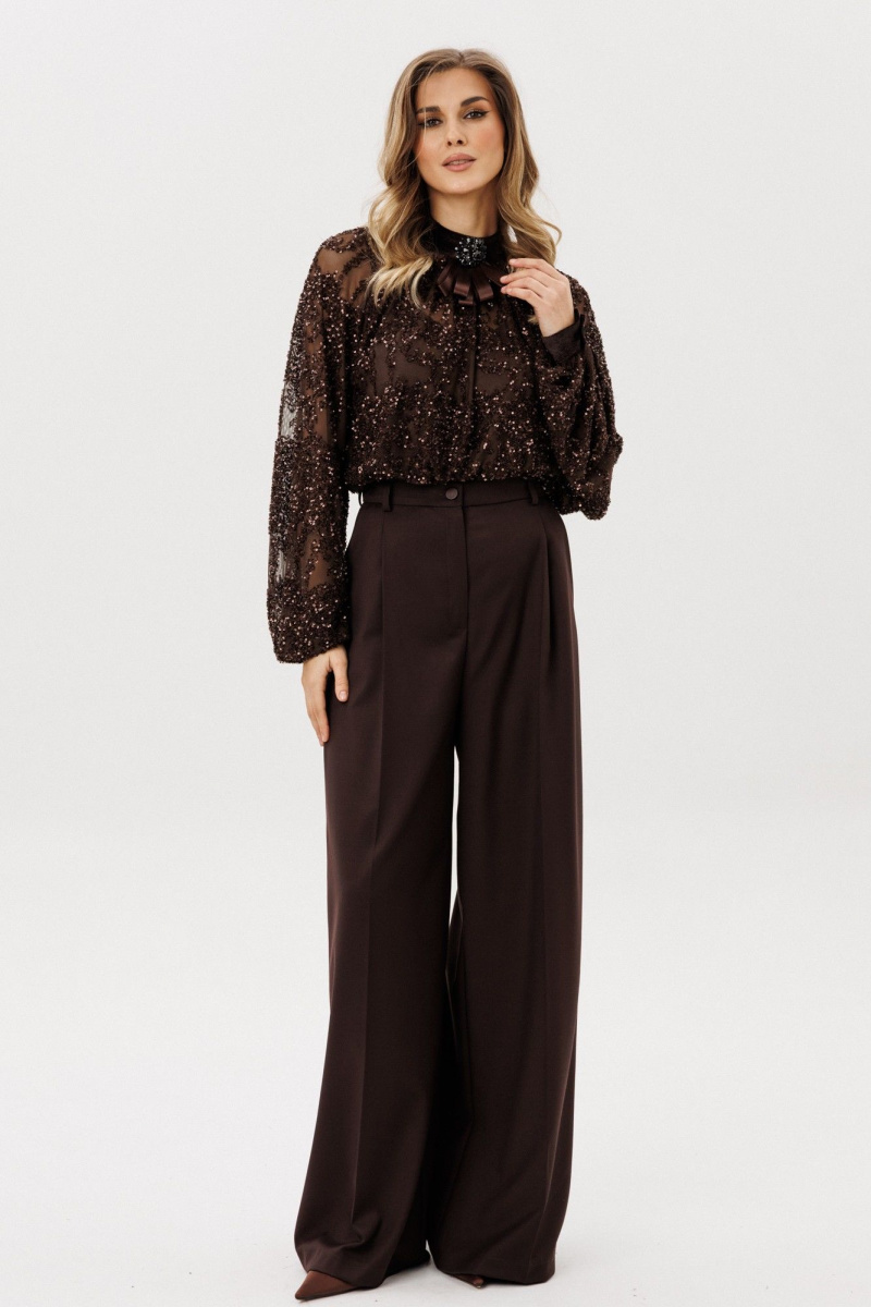 Блузы EOLA 3023 шоколад