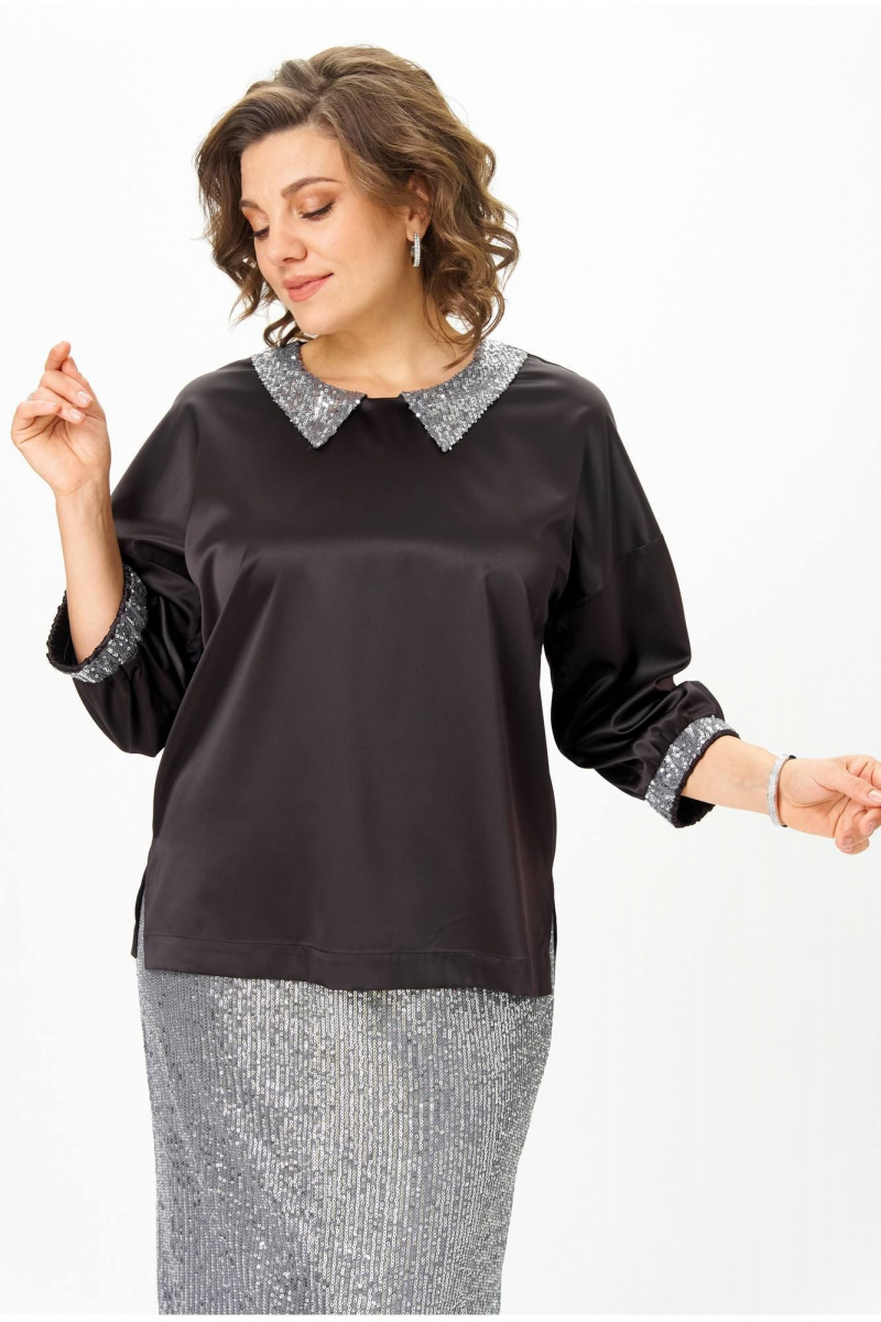 Блузы Andina city 5046-25 черный