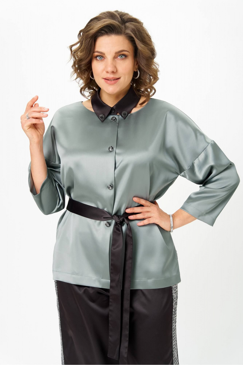 Блузы Andina city 5047-25 серый