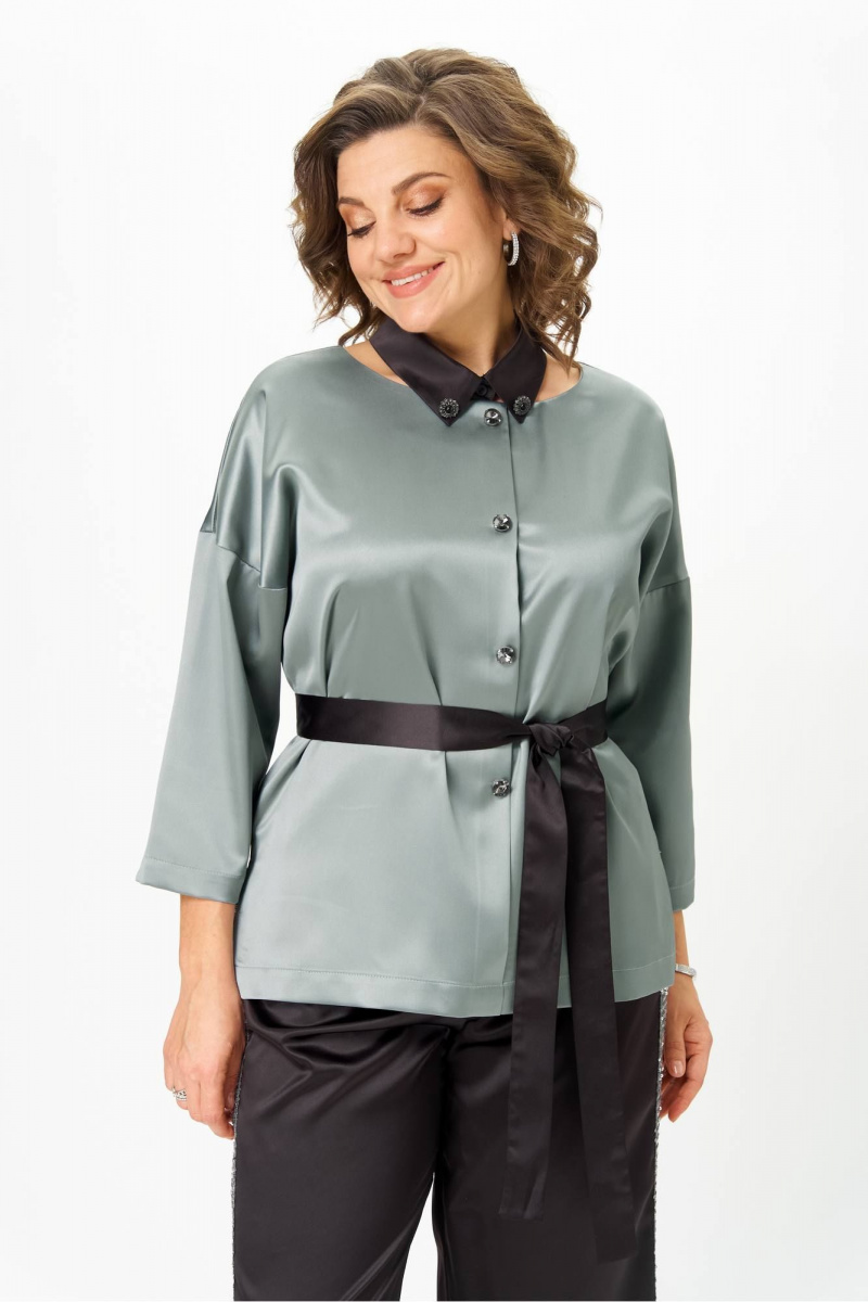 Блузы Andina city 5047-25 серый