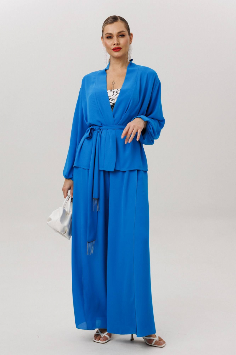 Брючный комплект Anastasia м-1063.1 васильковый