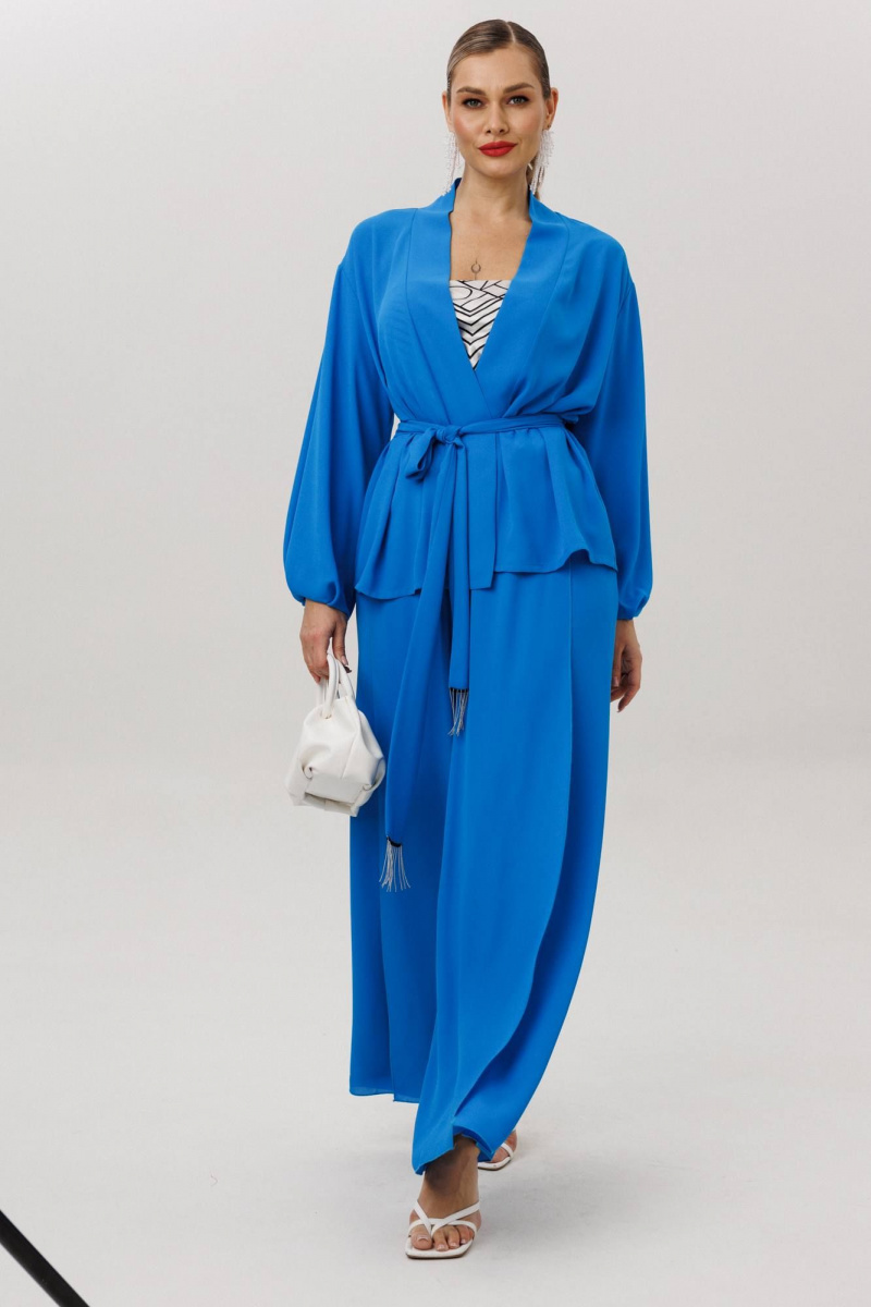 Брючный комплект Anastasia м-1063.1 васильковый