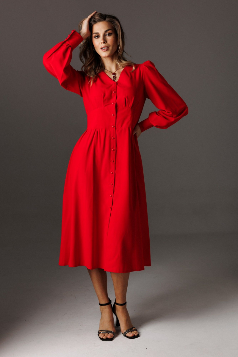 Платья Ларс Стиль 1193 красный