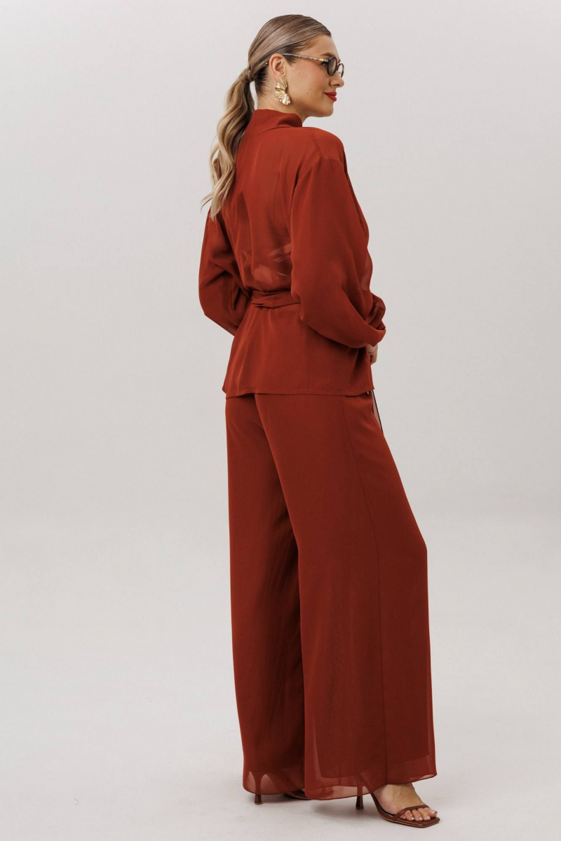 Брючный комплект Anastasia м-1063.1 табачный