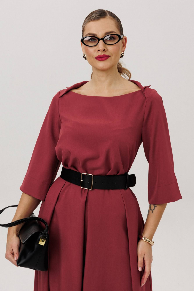 Платья Anastasia м-1108.4 брусника