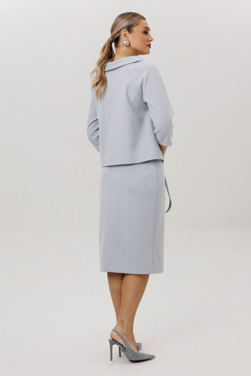 Юбочный комплект Anastasia м-1163 серо-голубой