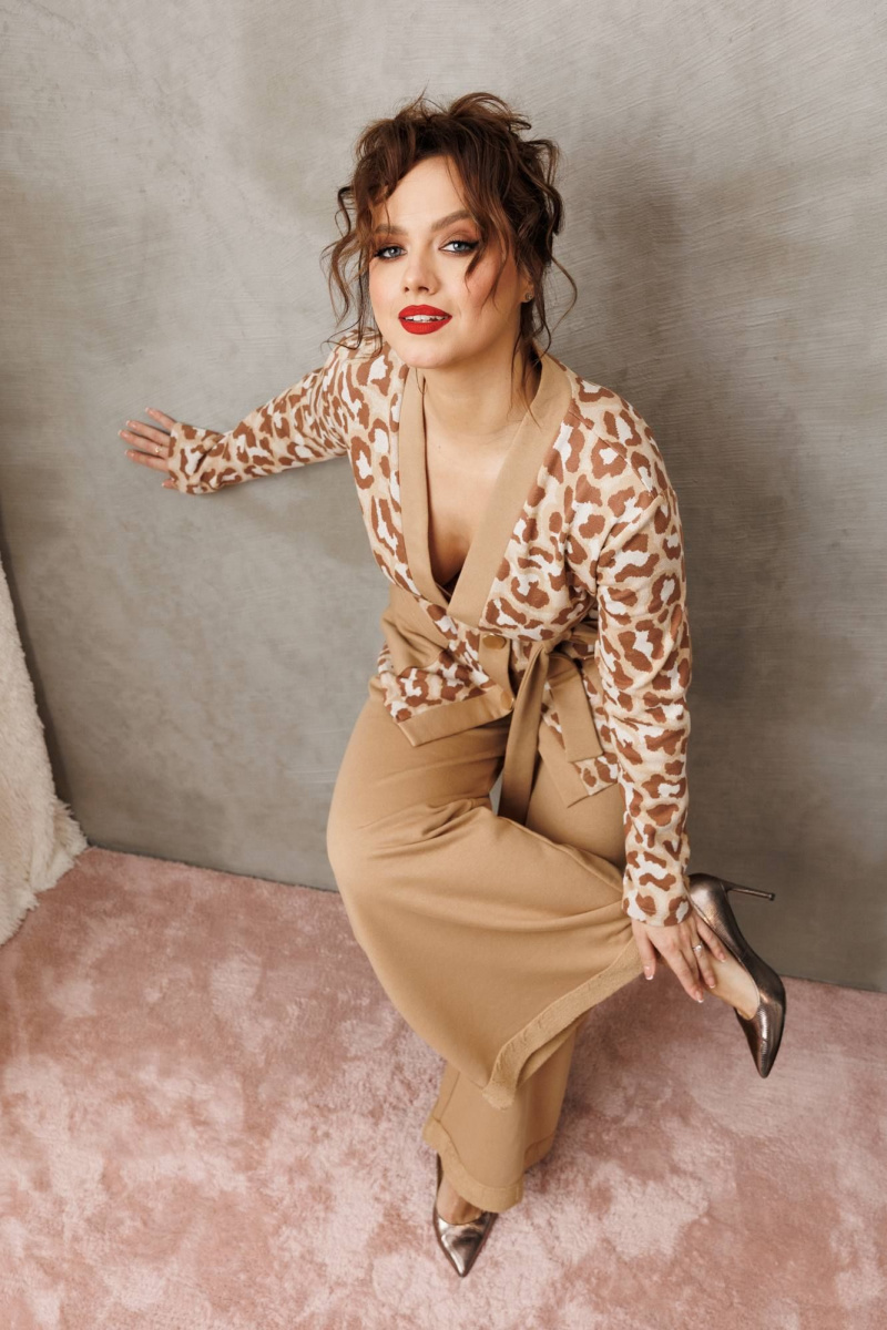 Брючный комплект Anastasia м-1292.1 бежевый