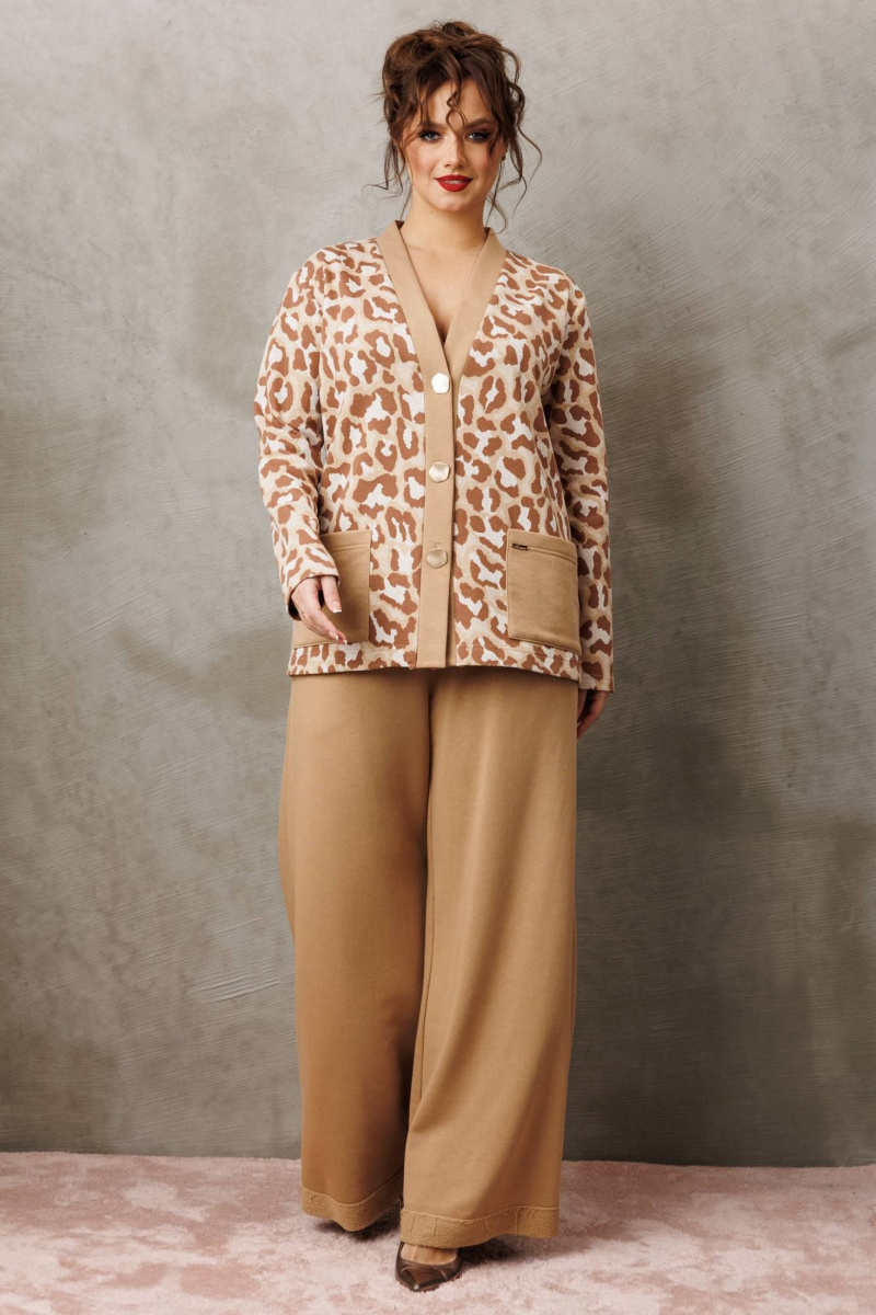 Брючный комплект Anastasia м-1292.1 бежевый