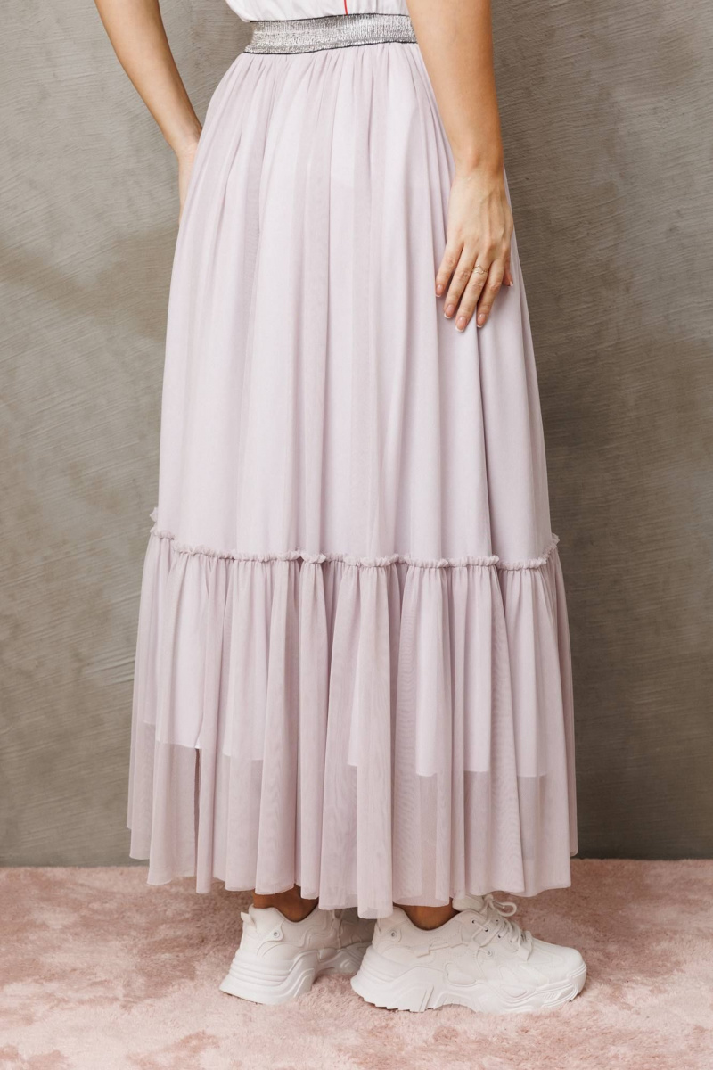 Юбки Anastasia м-1296 французский серый