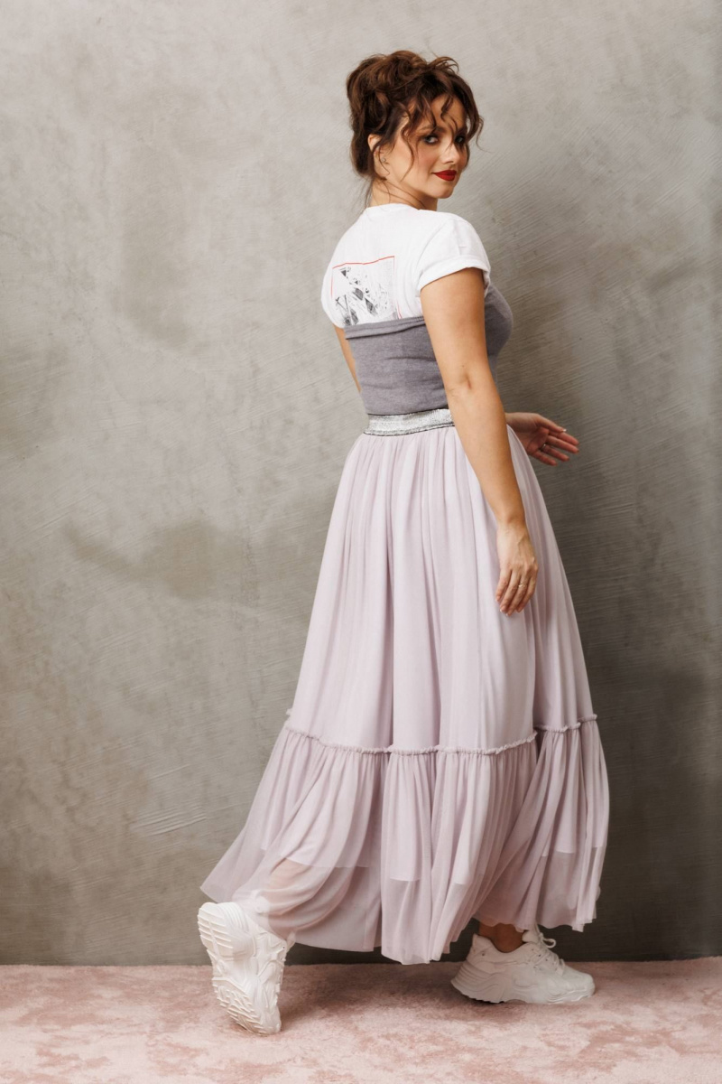 Юбки Anastasia м-1296 французский серый