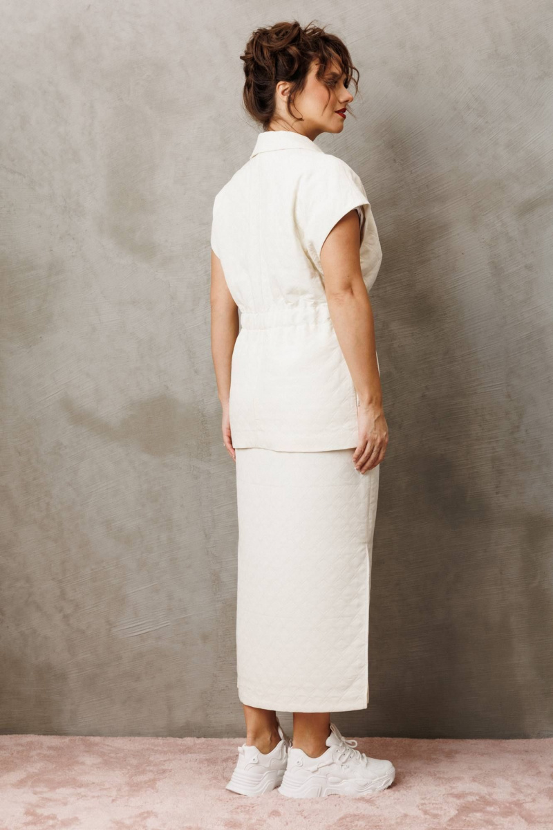 Юбочный комплект Anastasia м-1305 молочный