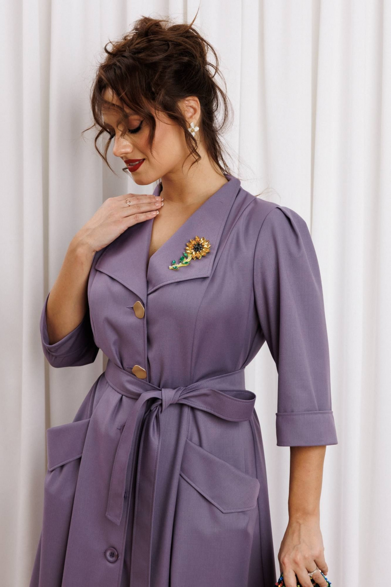 Платья Anastasia м-1318 фиалковый