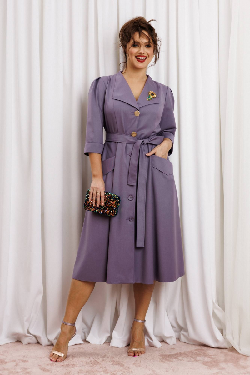 Платья Anastasia м-1318 фиалковый