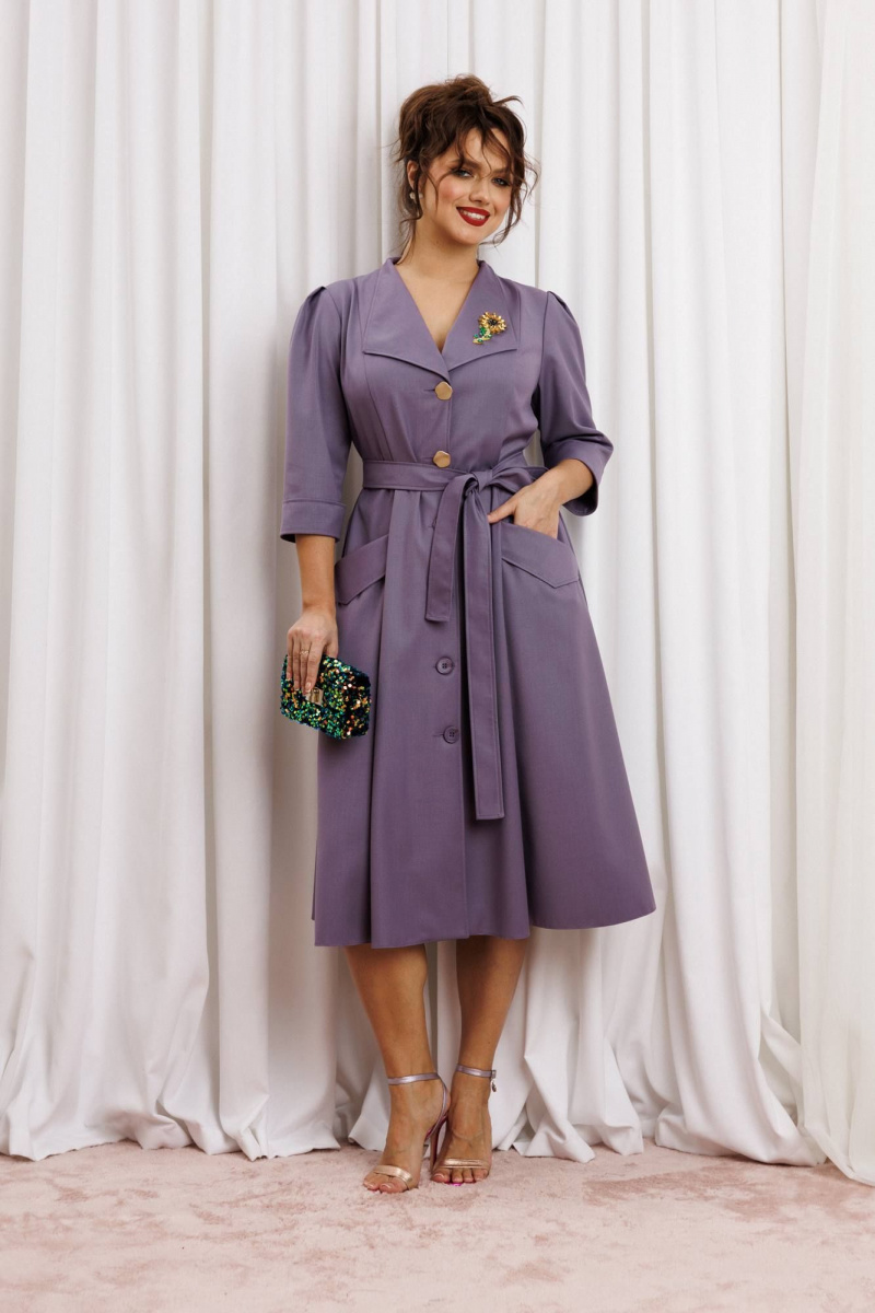 Платья Anastasia м-1318 фиалковый