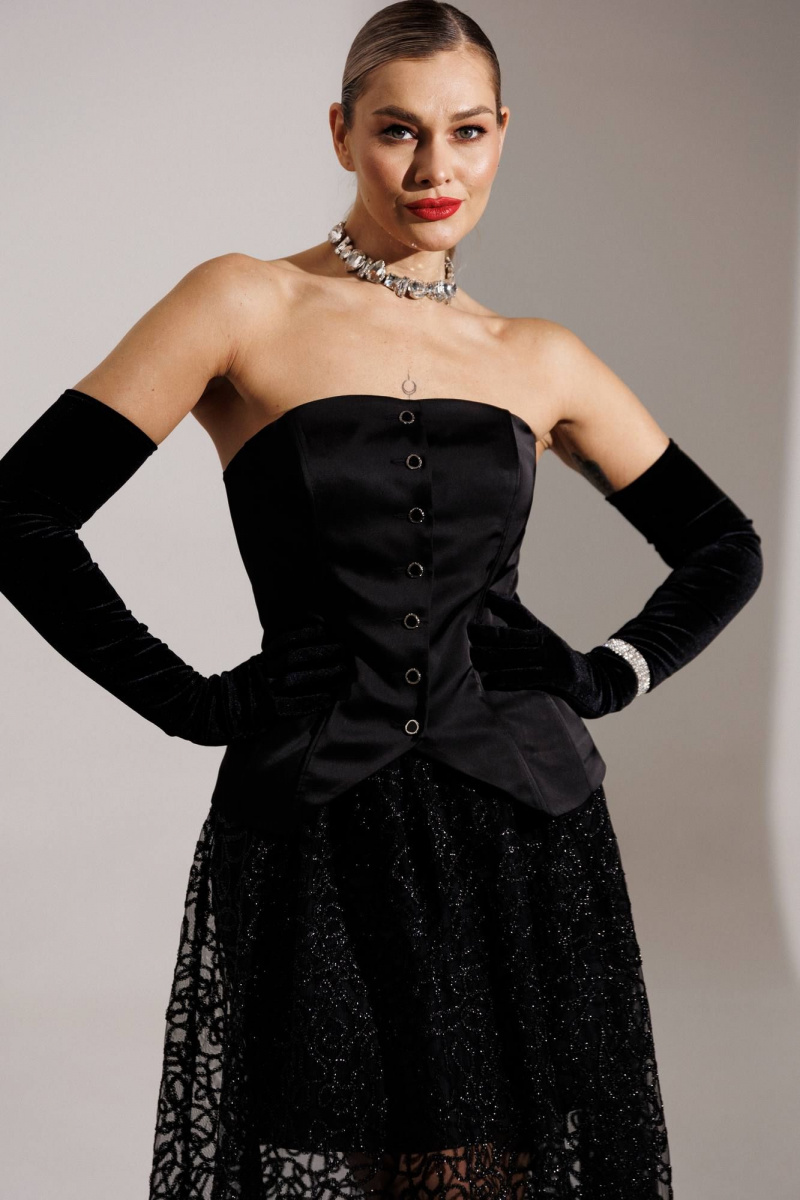 Юбки Мода Юрс 25-2954 черный