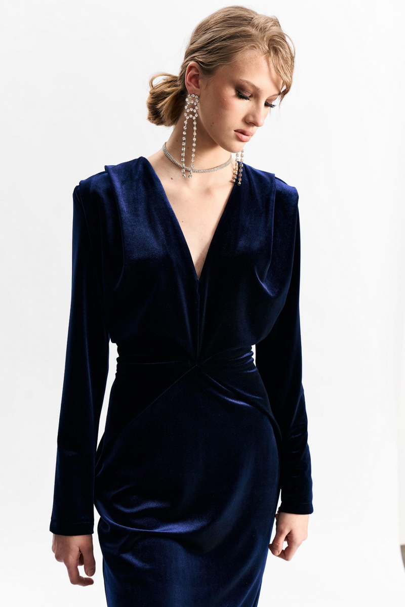 Платья MilMil 1272 темно-синий