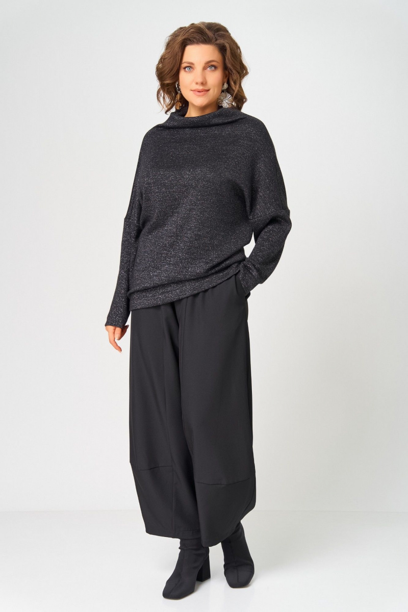 Джемперы Bliss 0858 черный_с_люрексом