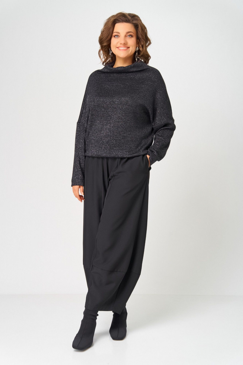 Джемперы Bliss 0858 черный_с_люрексом