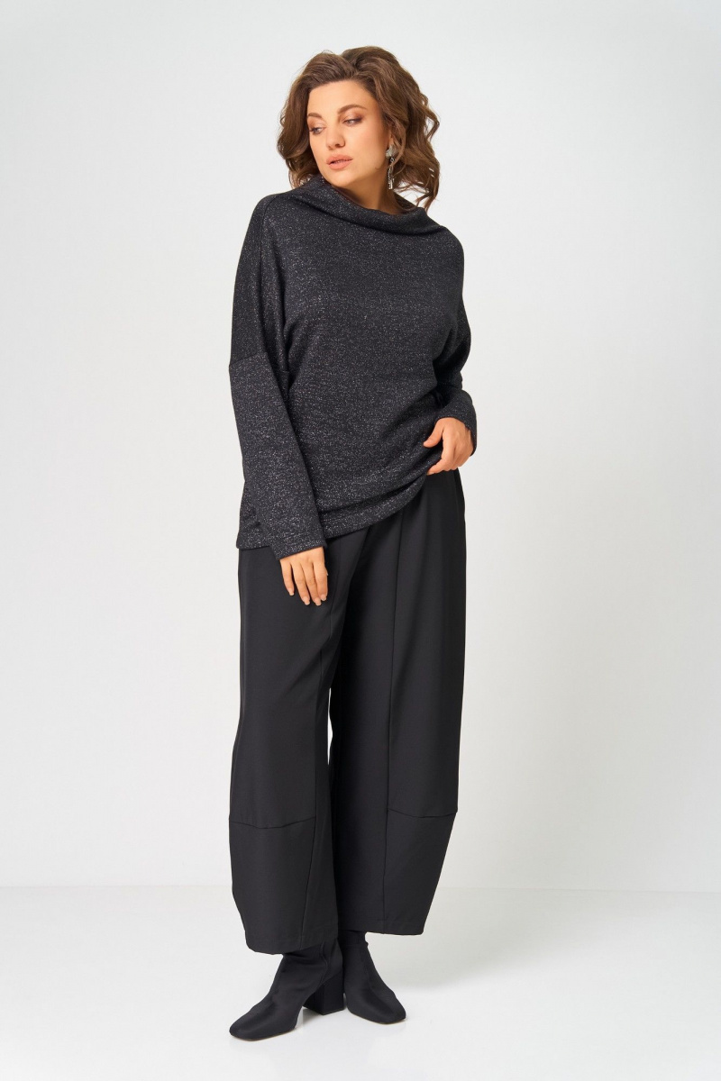 Джемперы Bliss 0858 черный_с_люрексом