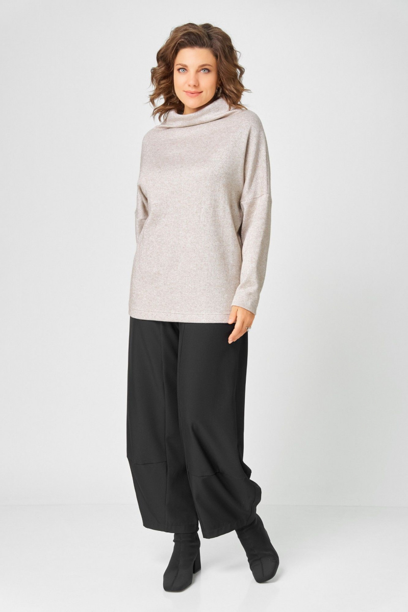 Джемперы Bliss 0858 бежевый_с_люрексом