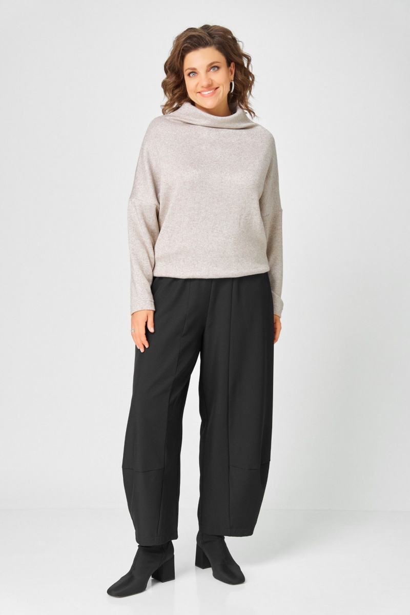 Джемперы Bliss 0858 бежевый_с_люрексом