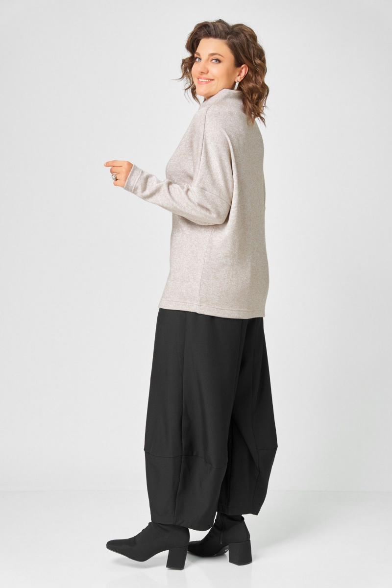 Джемперы Bliss 0858 бежевый_с_люрексом