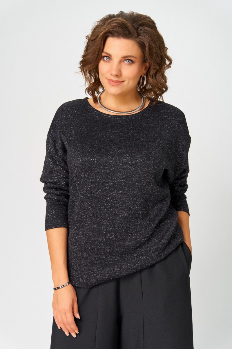 Джемперы Bliss 08378 черный_с_люрексом