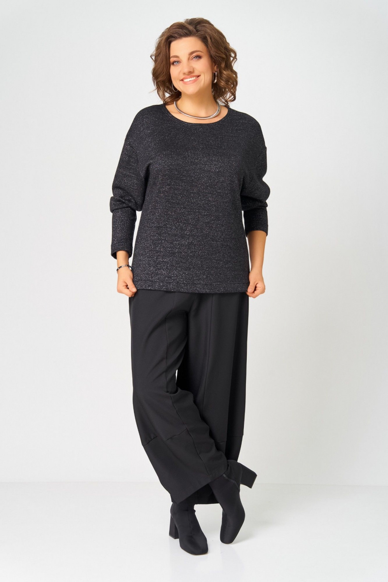 Джемперы Bliss 08378 черный_с_люрексом