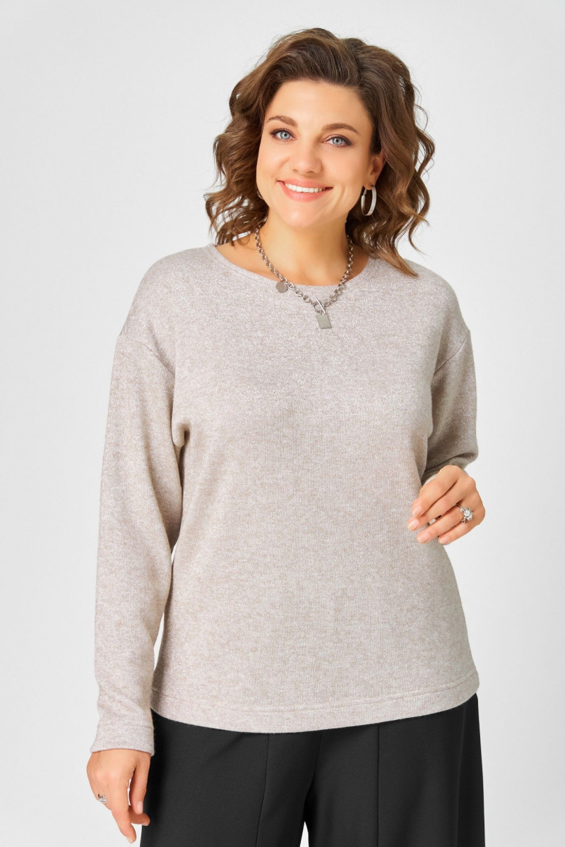 Джемперы Bliss 08378 бежевый_с_люрексом