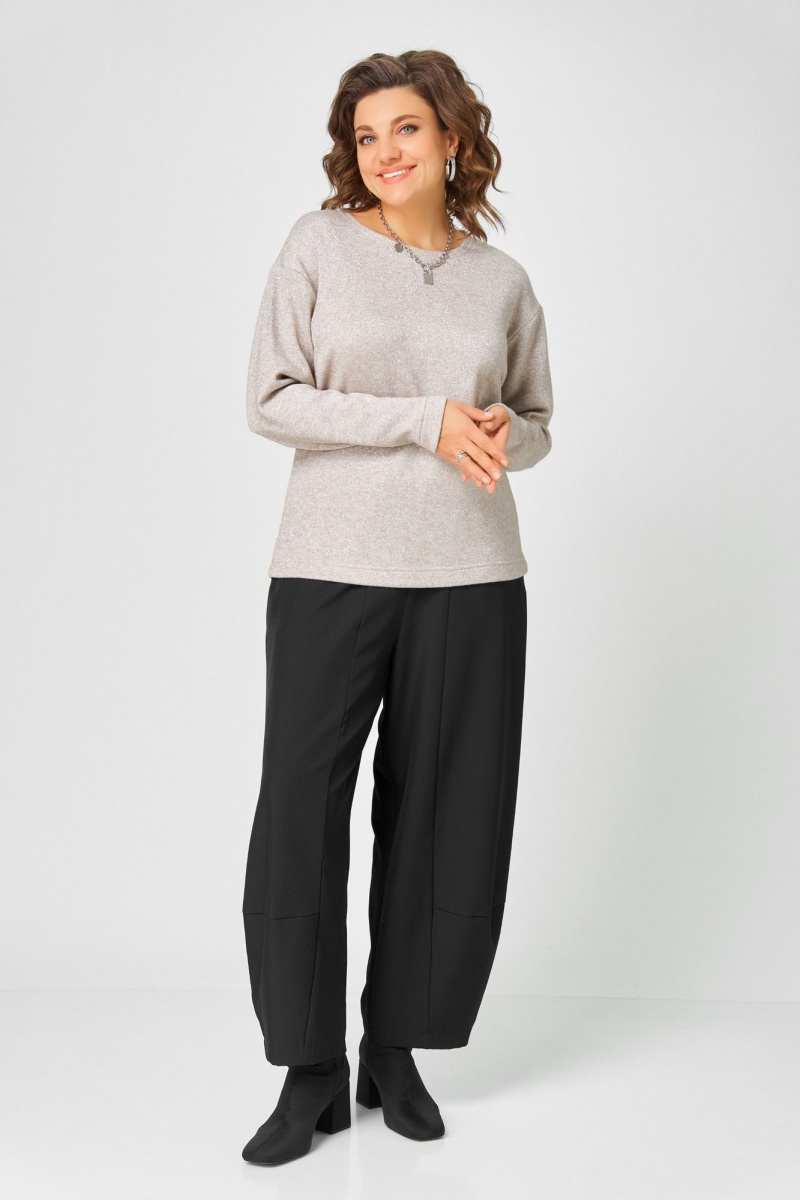 Джемперы Bliss 08378 бежевый_с_люрексом