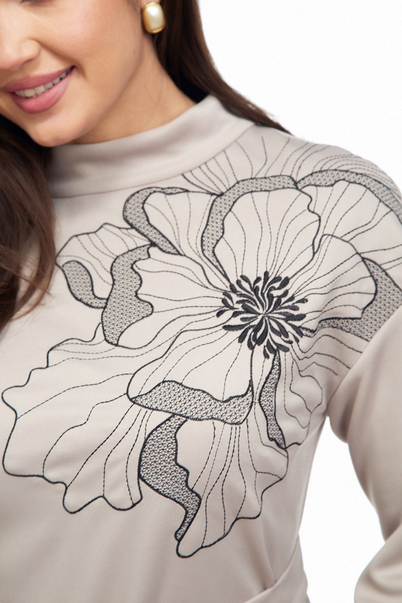 Платья Takka Plus 25-255/1 бежевый